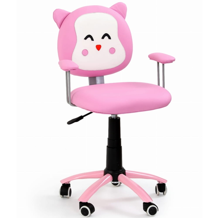 Fotel dla dziewczynki z kotkiem różowy KITTY