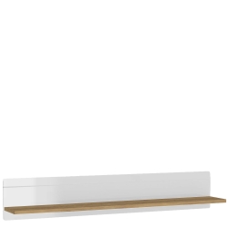 Półka na ścianę wisząca 120cm hikora naturalna GRAND