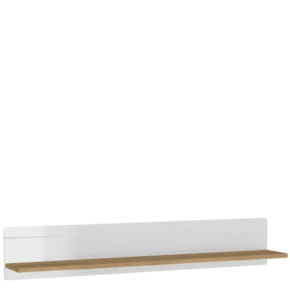 Półka na ścianę wisząca 120cm hikora naturalna GRAND