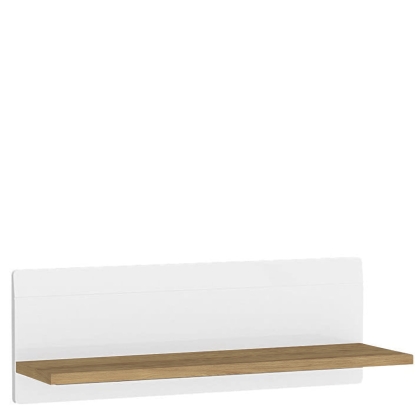 Półka na ścianę wisząca 60 cm hikora naturalna GRAND