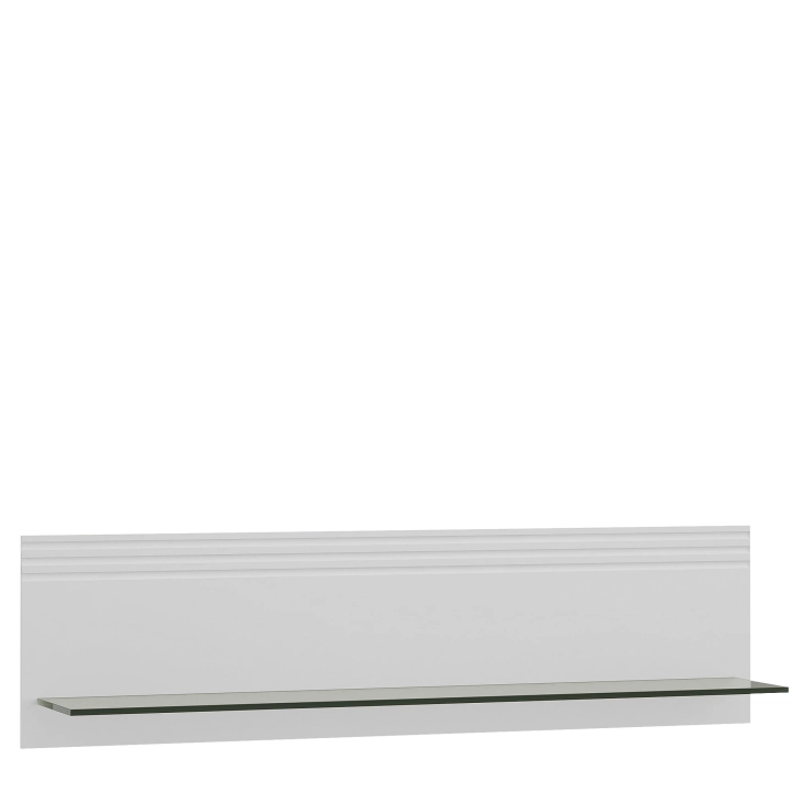 Biała półka ścienna wisząca matowa 98cm EMPERIO