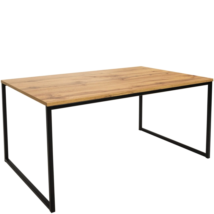 Industrialna ława 110x65 cm loftowa dąb wotan LOFT