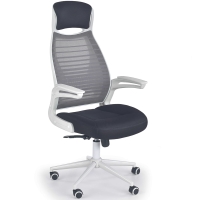 Fotel biurowy obrotowy z kółkami z oparciem siatka FRANKLIN