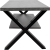 Industrialna Ława 120x60cm szara beton LOFT NEW X