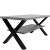 Industrialna Ława 120x60cm szara beton LOFT NEW X