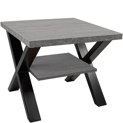 Industrialna ława 65cm beton LOFT NEW X