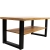 Industrialna ława 120x60 cm dąb wotan LOFT NEW U