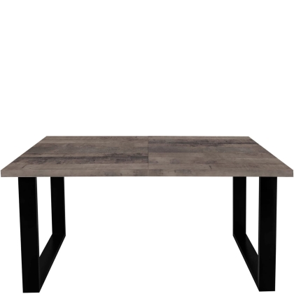 Industrialny stół rozsuwany 135-185 cm dąb kolonialny LOFT