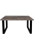 Industrialny stół rozsuwany 135-185 cm dąb kolonialny LOFT
