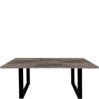 Industrialny stół rozsuwany 135-185 cm dąb kolonialny LOFT