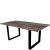 Industrialny stół rozsuwany 135-185 cm dąb kolonialny LOFT