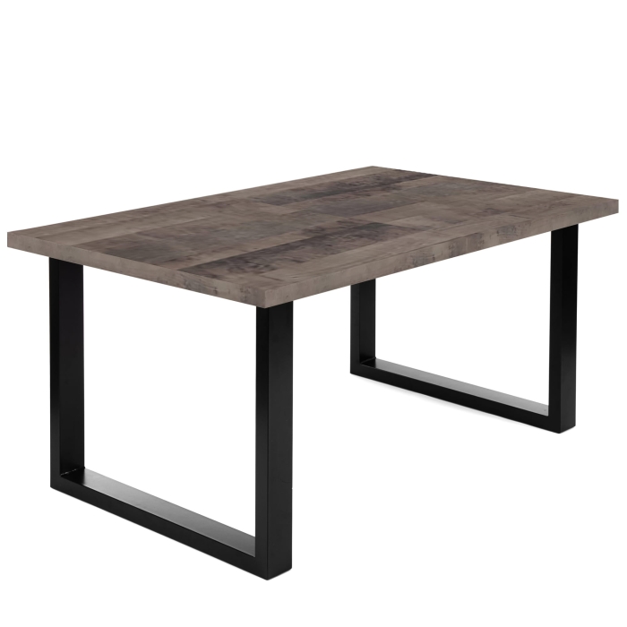 Industrialny stół rozsuwany 135-185 cm dąb kolonialny LOFT