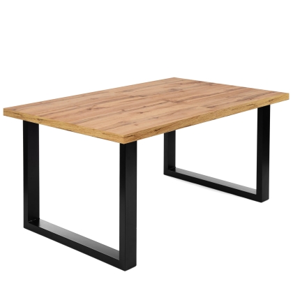 Industrialny stół rozsuwany 160-210 cm dąb wotan LOFT