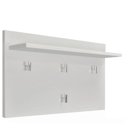 Biały wieszak ścienny na ubrania PASSAT