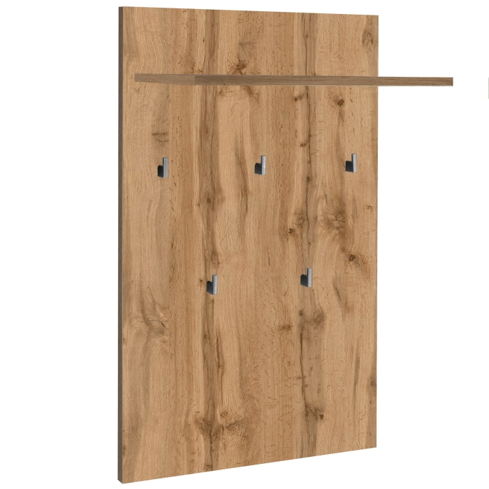 Wieszak ścienny do przedpokoju na ubrania 60x100cm dąb wotan PASSAT