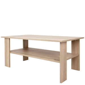 Ława do salonu z półką 110cm dąb sonoma