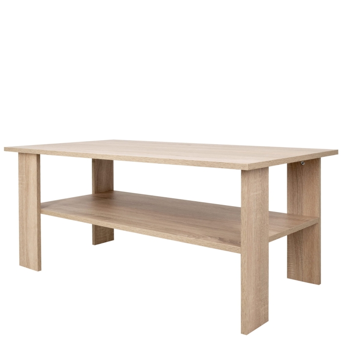 Ława do salonu z półką 110cm dąb sonoma