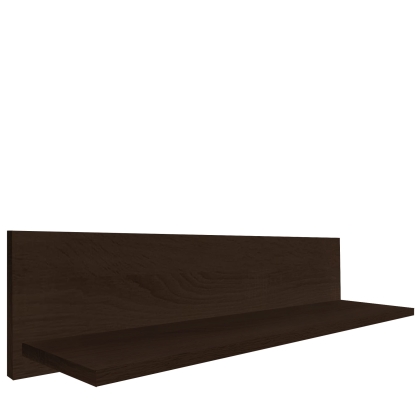 Półka ścienna wisząca 80cm ciemny orzech DEXTER