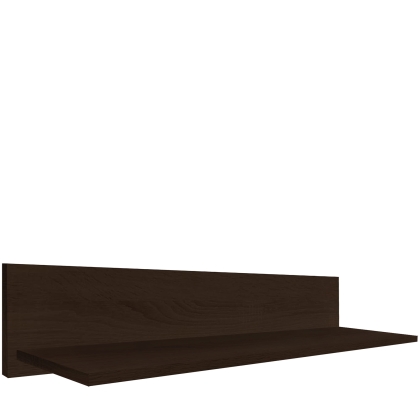 Półka ścienna wisząca 120cm ciemny orzech DEXTER