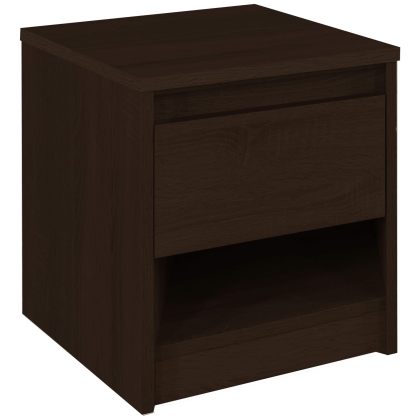 Szafka nocna z szufladą 40cm ciemny orzech DEXTER