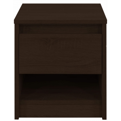Szafka nocna z szufladą 40cm ciemny orzech DEXTER