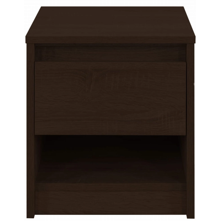 Szafka nocna z szufladą 40cm ciemny orzech DEXTER