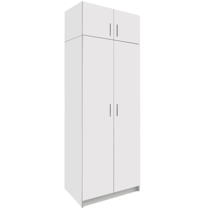 Biała szafa z nadstawką dwudrzwiowa 90cm Esperanza 2D