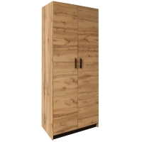 Szafa-młodzieżowa-dwudrzwiowa-dąb-wotan-90cm-do-sypialni