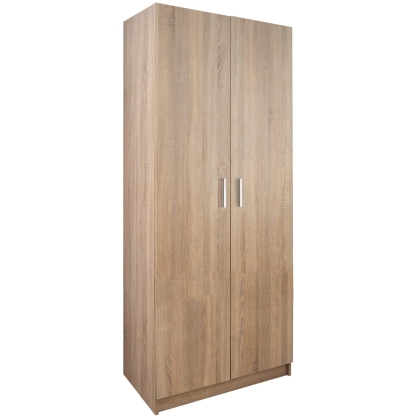 Szafa dwudrzwiowa otwierana dąb jasny sonoma 90cm