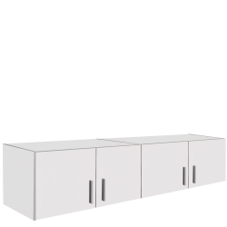 Nadstawka górna łóżka 160cm biała biel alpejska ESPERANZA