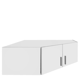Biała nadstawka do szafy narożnej 120cm Esperanza 2D 