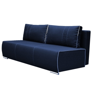 Tapczan SnuggleRest rozkładany granatowy 195x96 cm