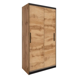 Szafa przesuwna dwudrzwiowa 107cm dąb wotan Fasty 2D