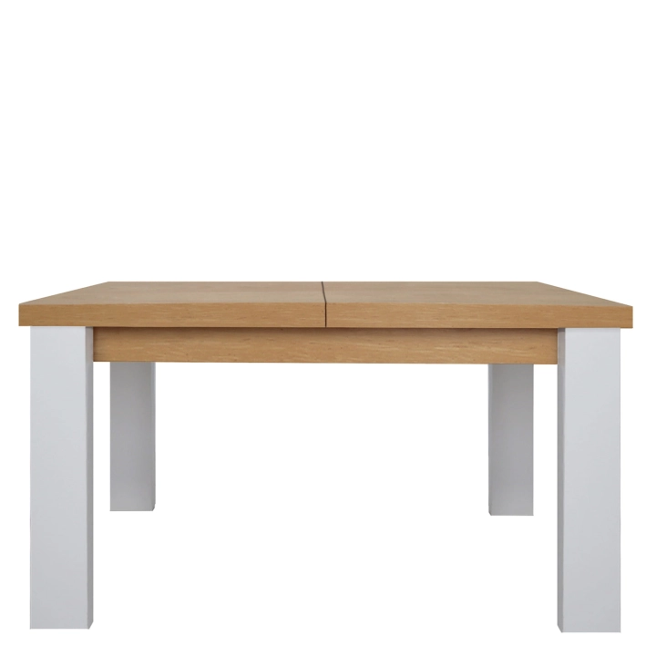 Stół rozsuwany 135-205 cm hikora naturalna / biały OSTIA