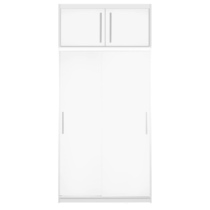 FASTY SZAFA 2D 107 CM Z NADSTAWKĄ BIAŁA.jpg