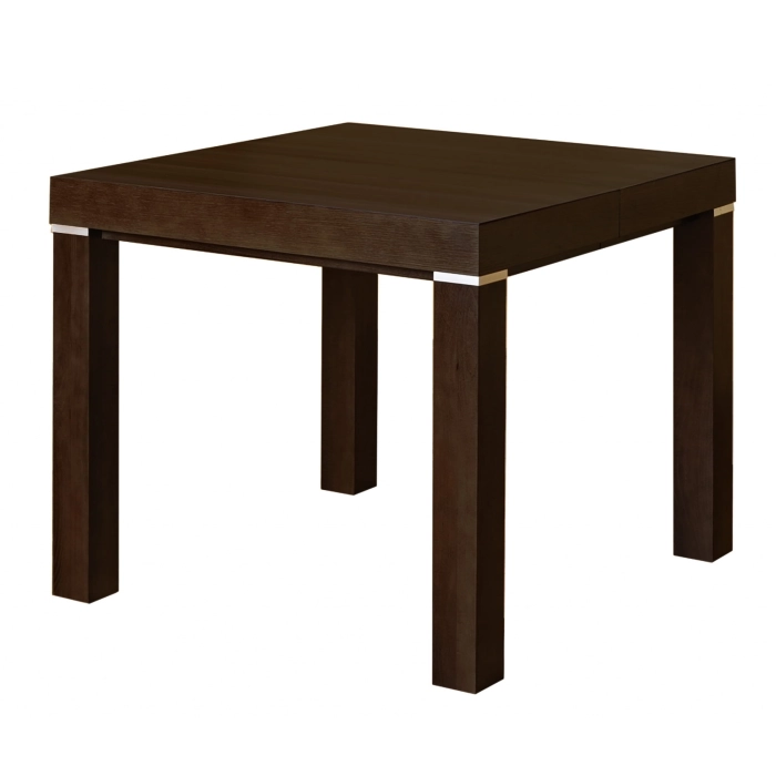 Stół rozkładany kwadratowy 90cm 190cm ciemny dąb