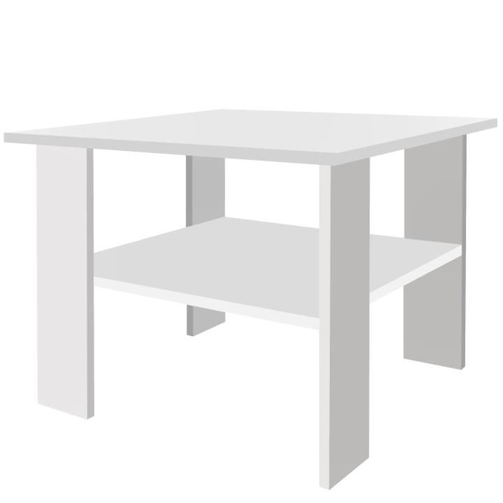 Biała Ława do salonu 65cm kwadratowa