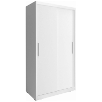 Biała szafa przesuwna dwudrzwiowa 130cm Fasty 2D