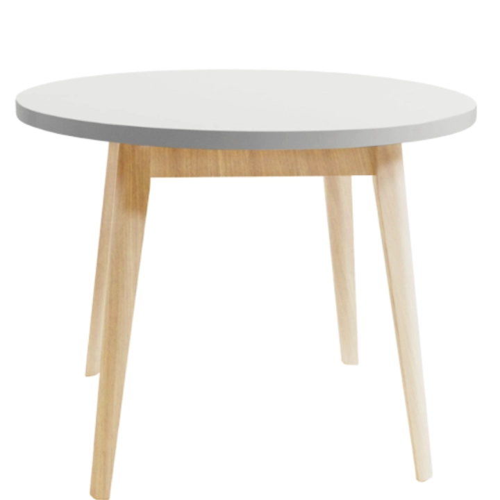 stół-biały-okrągły-rozkładany-100cm-nogi-drewniane