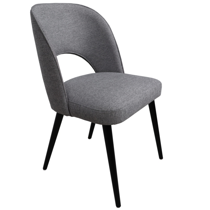 KRZESŁO SZARE Z WYCIĘCIEM NOGI CZARNE 003.jpg