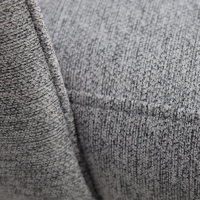 KRZESŁO SZARE Z WYCIĘCIEM NOGI CZARNE DETAL 1.jpg