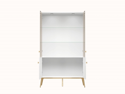 Witryna MNGOL biały / biały połysk 92cm 1