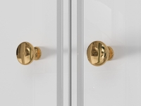 Komoda MNGOL biały / biały połysk 160cm 5