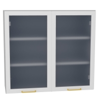 Szafka kuchenna wisząca dwudrzwiowa przeszklona 80cm EMPERIO