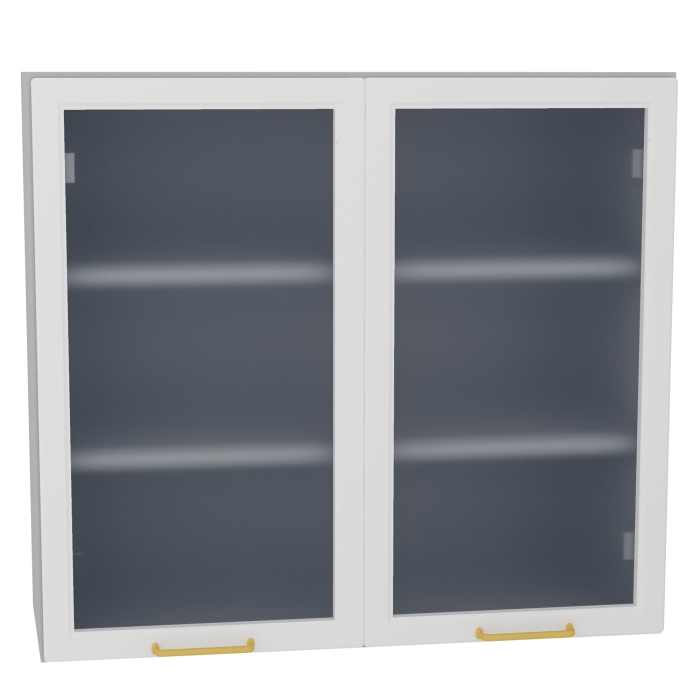 Szafka kuchenna wisząca dwudrzwiowa przeszklona 80cm EMPERIO