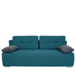 Kanapa KALIXIA z funkcją spania 202x100 cm turkusowa