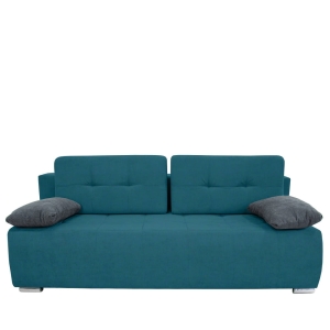 Kanapa KALIXIA z funkcją spania 202x100 cm turkusowa