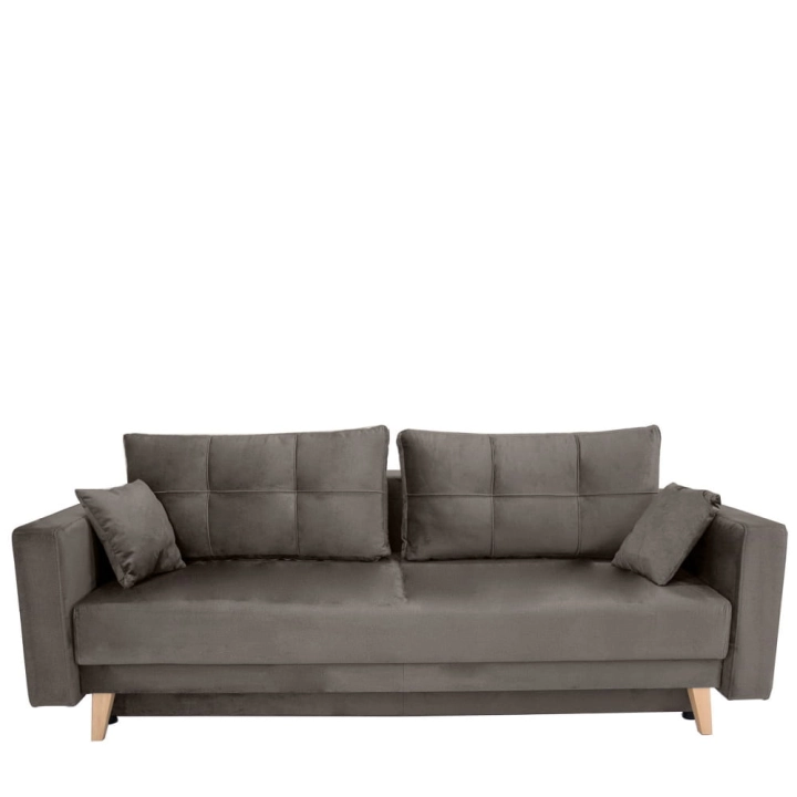 Kanapa KXSCA z funkcją spania 220x98 cm ciemnoszara