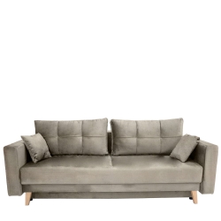 Kanapa KXSCA z funkcją spania 220x98 cm szara