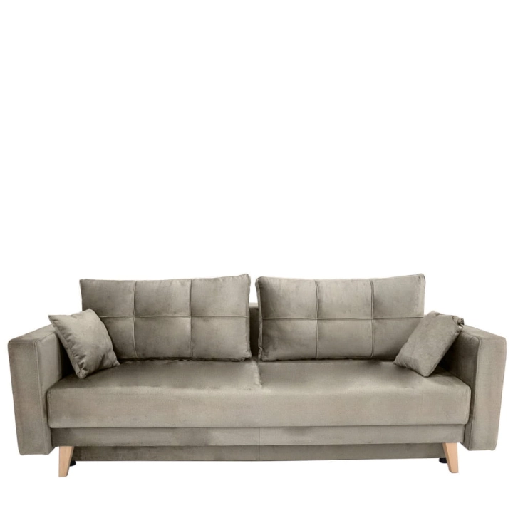 Kanapa KXSCA z funkcją spania 220x98 cm szara